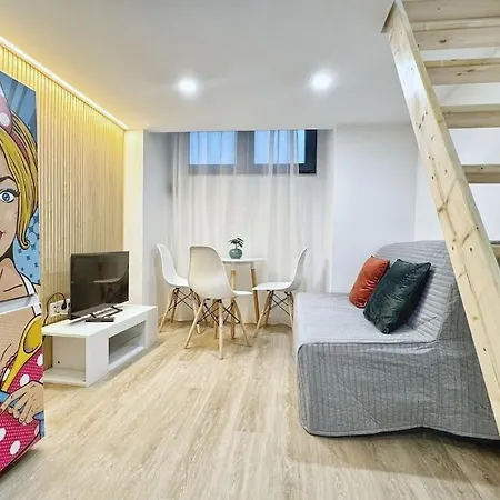 Apartment Minimalist With Mezzanine Lisbon
